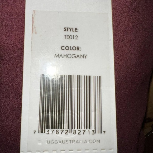 UGG Mahogany Classic Suede Leather Hobo Shoulder Handbag Purse Style TEO12 NWT - Picture 3 of 4